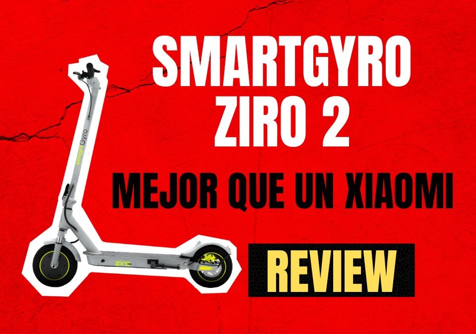 🏆 SMARTGYRO ZIRO 2 el Patinete eléctrico ligero 🥇 MÁS BARATO con SUSPENSIONES – REVIEW