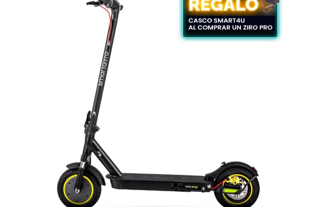 SMARTGYRO ZIRO PRO EL NUEVO PATINETE ELÉCTRICO LIGERO CON MÁS POTENCIA Y BATERÍA