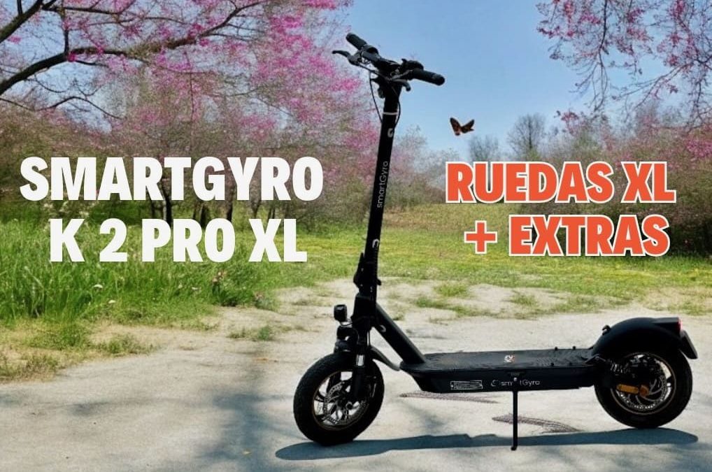 SMARTGYRO K2 PRO XL + BAUL DE TRANSPORTE + CASCO CON LEDS