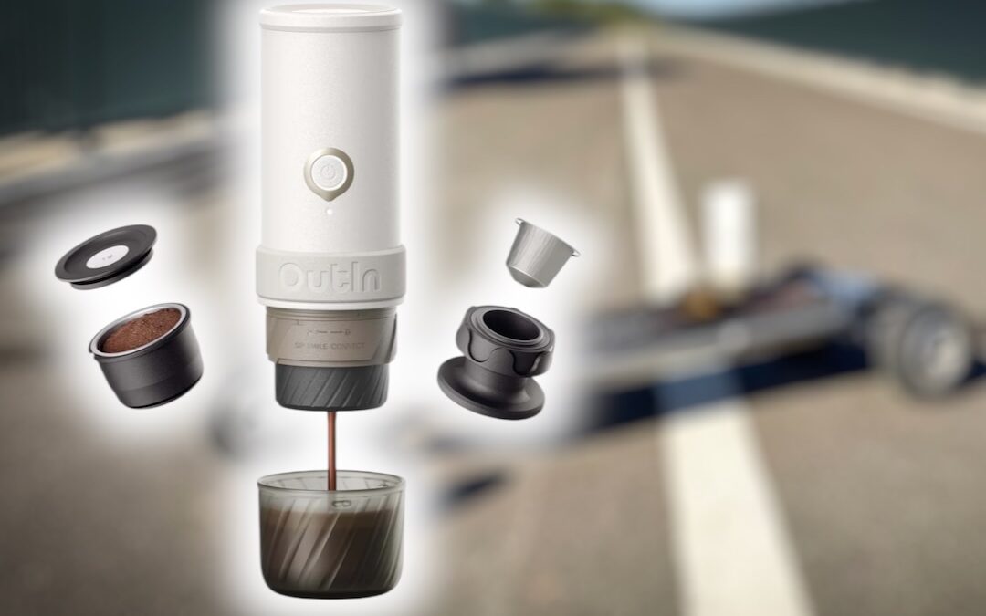 OUTIN MINO, LA MEJOR MINI CAFETERA PORTATIL PARA TOMAR CAFÉ EN LA NATURALEZA