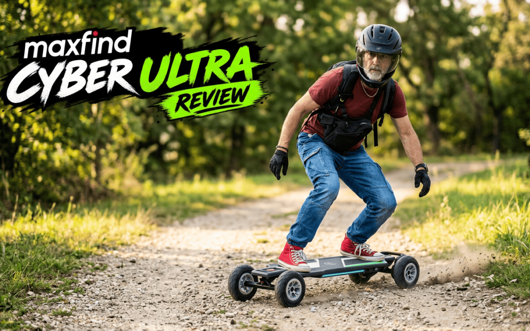 MAXFIND CYBER ULTRA – UN SKATE ELECTRICO ALL TERRAIN MUY DIFERENTE